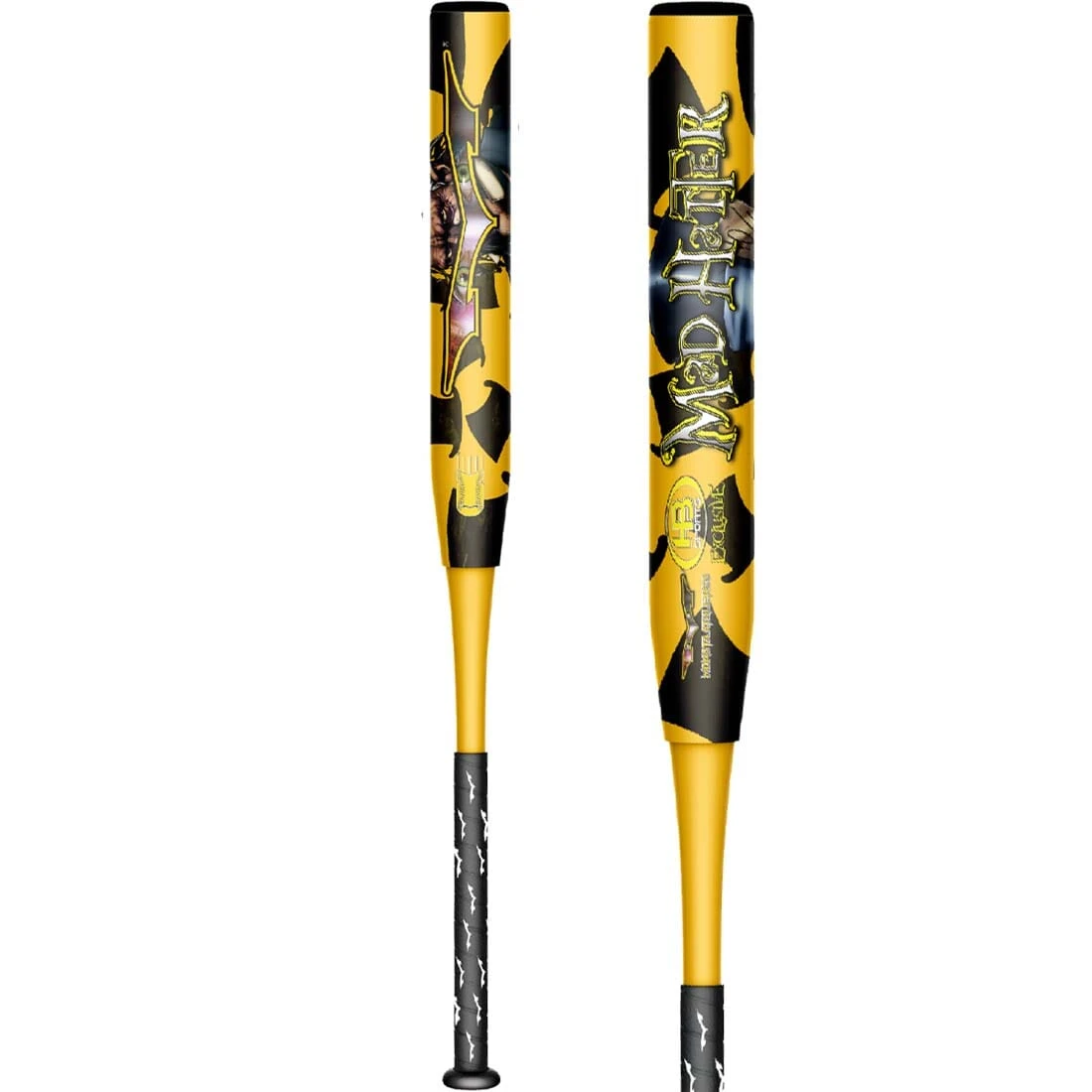 2022 Monsta Mad Hatter "Gold" 12.5" USA/ASA Slowpitch Softball Bat: Collectors Edition 1 2022 Monsta Mad Hatter "Gold" 12.5" USA/ASA Slowpitch Softball Bat: Collectors Edition