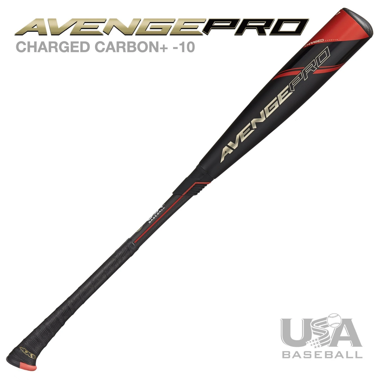 2022 AXE Avenge Pro (-10) 2 5/8" USA Baseball Bat: L142JP 2 2022 AXE Avenge Pro (-10) 2 5/8" USA Baseball Bat: L142JP - Image 2