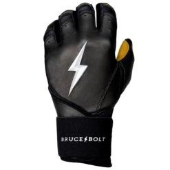 Bruce Bolt PREMIUM PRO Long Cuff Batting Gloves: Black 14 Bruce Bolt PREMIUM PRO Long Cuff Batting Gloves: Black -LOUISVILLE SLUGGER Store LC BLKG LEFT