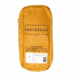 Bruce Bolt PREMIUM PRO Long Cuff Batting Gloves: White -LOUISVILLE SLUGGER Store LC WHTG BAG