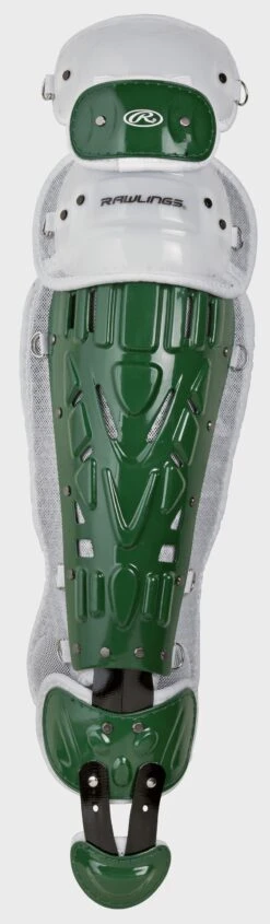 Rawlings Youth Dark Green/White VELO 2.0 Catcher's Gear Box Set: CSV2Y-DG / W -LOUISVILLE SLUGGER Store LGVEL DG W 1