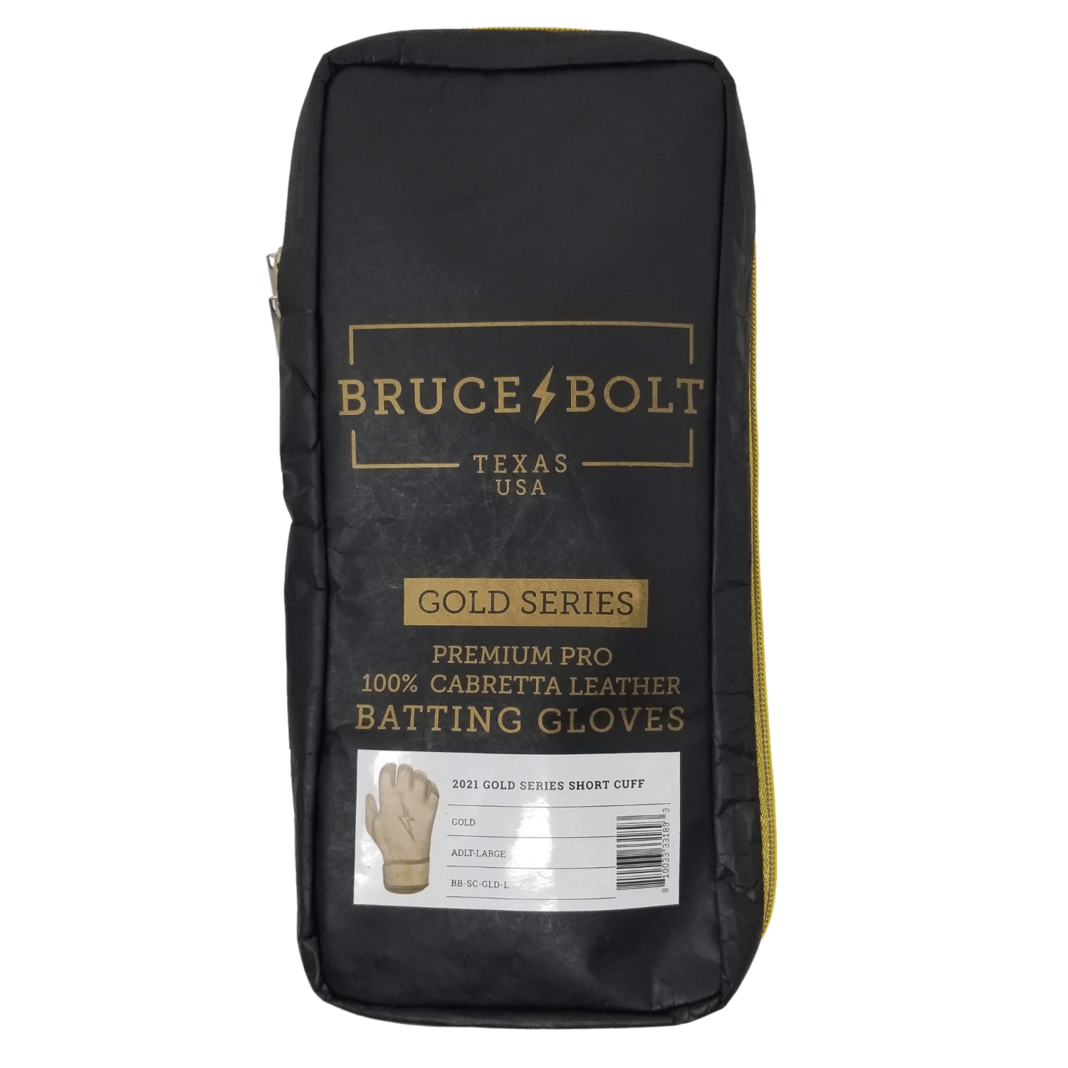 Bruce Bolt PREMIUM PRO Gold Series Batting Gloves: Short Cuff 4 Bruce Bolt PREMIUM PRO Gold Series Batting Gloves: Short Cuff - Image 4