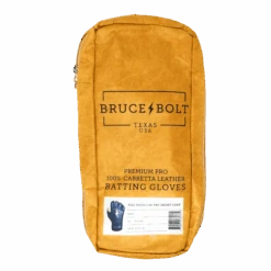 Bruce Bolt PREMIUM PRO Short Cuff Batting Gloves: Navy -LOUISVILLE SLUGGER Store SC NVYG BAG