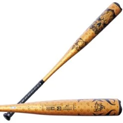 2023 DeMarini Voodoo One Gold BBCOR (-3) Baseball Bat: WBD2352010 -LOUISVILLE SLUGGER Store WBD2352010 8 DeMarini Voodoo One GD.png.cq5dam.web .1200.1200