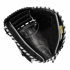 LOUISVILLE SLUGGER Store -LOUISVILLE SLUGGER Store WBW100995 1 A2000 C M1DSC 335 BlackSS BlackDimple White WilsonGold