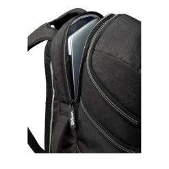 Wilson A2000 Players Backpack Bat Bag: WTA2000 -LOUISVILLE SLUGGER Store WTA20BPBL 4 Wilson A2000 Backpack Black Silver Laptop.png.cq5dam.web .1200.1200
