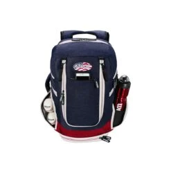 Wilson A2000 Players Backpack Bat Bag: WTA2000 -LOUISVILLE SLUGGER Store WTA20BPUS 2 Wilson A2000 USA Backpack RD WH BU.png.cq5dam.web .1200.1200