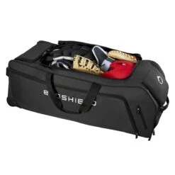 Evoshield Stone Wall Wheeled Bag (Multiple Colors): WTV9400 -LOUISVILLE SLUGGER Store WTV9400BL 4 Evoshield Stonewall Wheeled Bag Interior.png.cq5dam.web .1200.1200