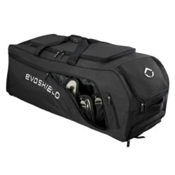 Evoshield Stone Wall Wheeled Bag (Multiple Colors): WTV9400 -LOUISVILLE SLUGGER Store WTV9400BL 6 Evoshield Stonewall Wheeled Bag Catcher Pocket a.png.cq5dam.web .1200.1200