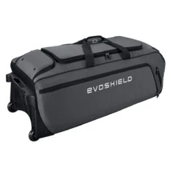 Evoshield Stone Wall Wheeled Bag (Multiple Colors): WTV9400 -LOUISVILLE SLUGGER Store WTV9400GY 0 Evoshield Stonewall Wheeled Bag Side.png.cq5dam.web .1200.1200