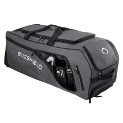 Evoshield Stone Wall Wheeled Bag (Multiple Colors): WTV9400 -LOUISVILLE SLUGGER Store WTV9400GY 6 Evoshield Stonewall Wheeled Bag Catcher Pocket a.png.cq5dam.web .1200.1200