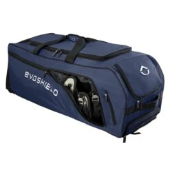 Evoshield Stone Wall Wheeled Bag (Multiple Colors): WTV9400 -LOUISVILLE SLUGGER Store WTV9400NA 6 Evoshield Stonewall Wheeled Bag Catcher Pocket a.png.cq5dam.web .1200.1200